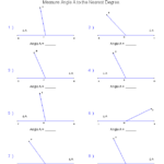 Geometry Worksheets Angles Worksheets For Practice And Study Angles