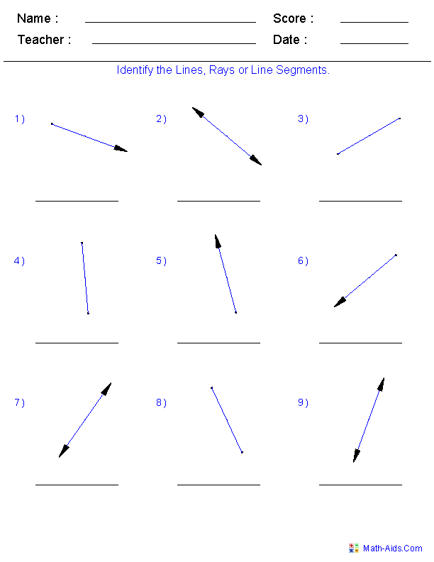 Geometry Worksheets Coordinate Worksheets With Answer Keys Geometry 
