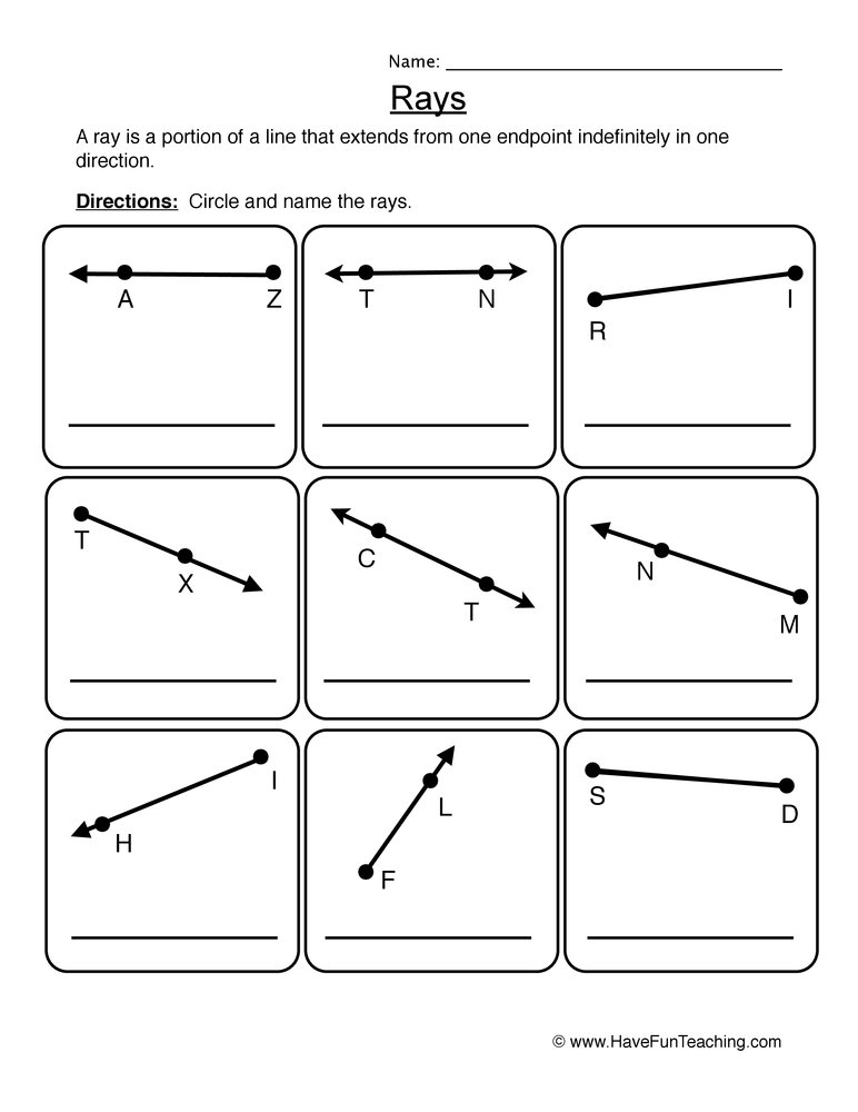 Geometry Worksheets Have Fun Teaching