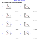 Geometry Worksheets Similarity Worksheets