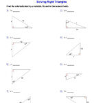 Geometry Worksheets Trigonometry Worksheets Triangle Worksheet