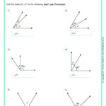 Grade 6 Angles At A Point Worksheets www grade1to6