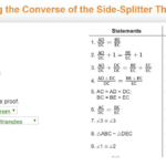 How Are The Side Splitter Theorem And The Angle Bisector Theorem