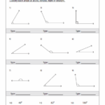 Identify And Classify The Angles Identifying Angles Angles