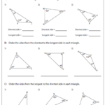 Inequalities Involved In A Triangle Worksheets Triangle Worksheet