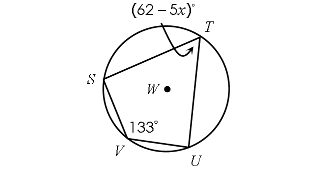 Inscribed Quadrilaterals Worksheet