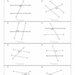 Intersecting Lines Find The Unknown Angles Worksheet Answers Awesome