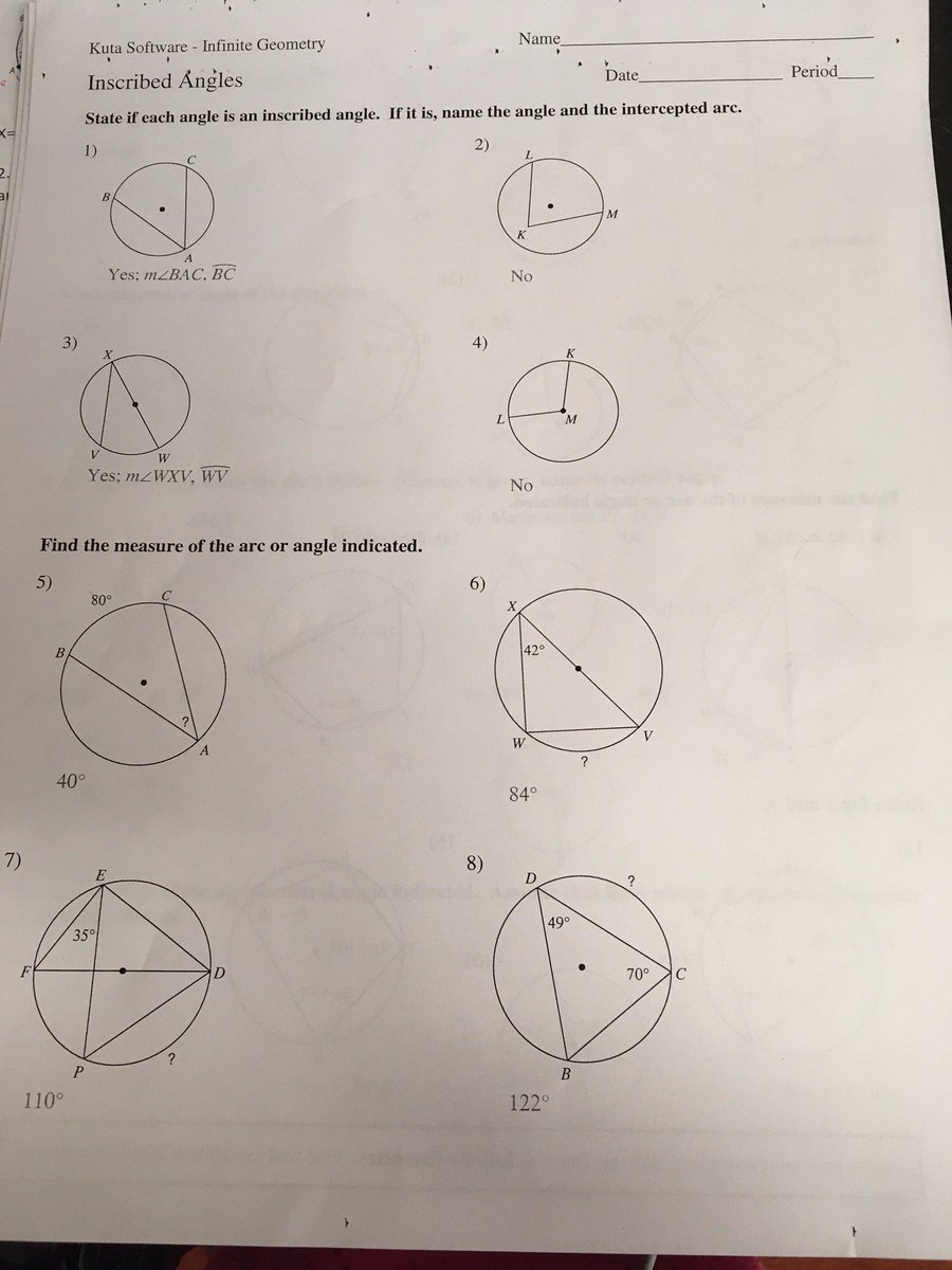 Kuta Software Infinite Geometry Angle Pair Relationships Worksheet Answers 4185