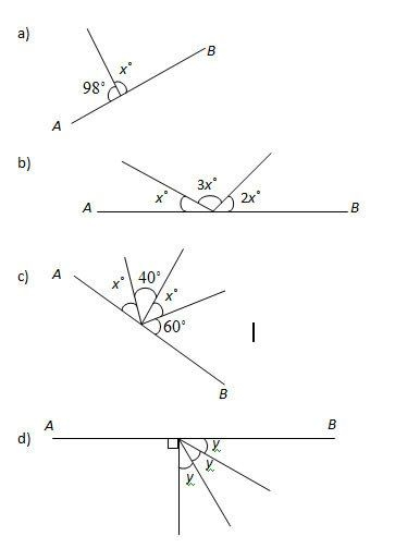 Lines And Angles Worksheet Angles In A Straight Line Worksheets 