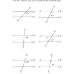 Lines And Angles Worksheet Co Interior Angle Relationships A New 2013