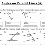 Lines And Angles Worksheet Lovely Year 7 Maths Worksheets Angles