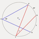 Math Principles Circle And Inscribed Angle Problems Plane Geometry