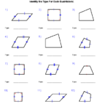 Math Sheets Geometry Worksheets Quadrilaterals Worksheet Teaching