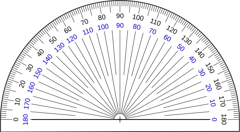 Measuring An Angle With Without A Protractor How To Use A 