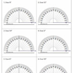 Measuring Angles And Protractor Worksheets Drawing Angles Angles