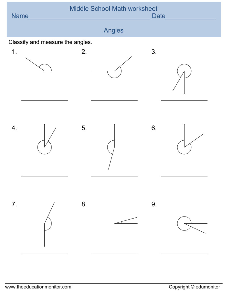 Measuring Angles Math For Your Kids