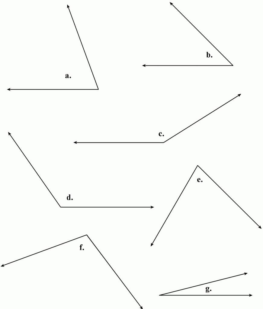 Measuring Angles With A Protractor Lesson Video Angles Worksheet 