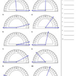 Measuring Angles With A Protractor Worksheet Angles Worksheet Angles