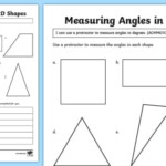 Measuring Angles Worksheet Teacher made Resources Twinkl