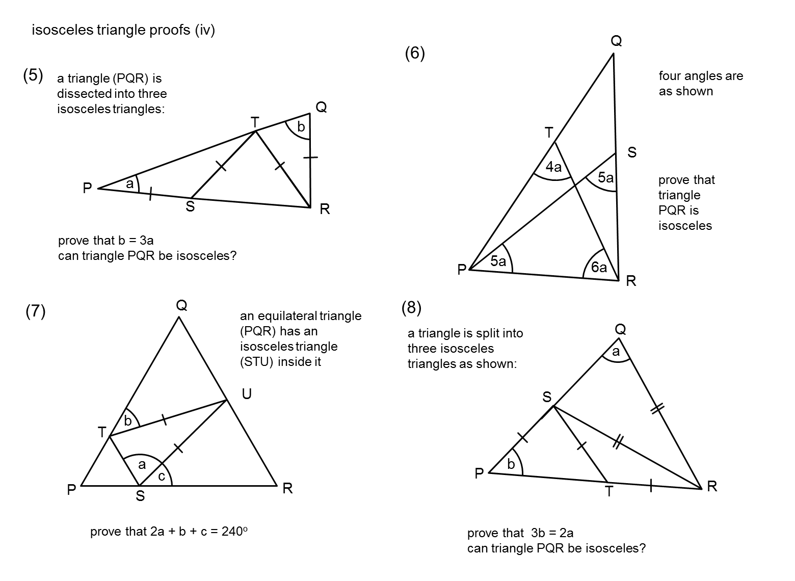 Median Don Steward Mathematics Teaching Isosceles Triangles 1330