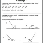 Missing Angles Worksheet Acute Obtuse And Reflex Lesson Planned