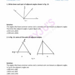 Pairs Of Angles Worksheet Answers Rd Sharma Solutions For Class 7 Maths