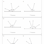 Pairs Of Angles Worksheets