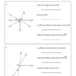 Pairs Of Angles Worksheets