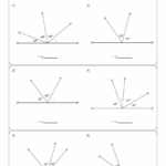 Pairs Of Angles Worksheets Angles Worksheet Geometry Worksheets