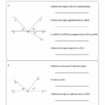 Pairs Of Angles Worksheets Geometry Worksheets Angles Worksheet