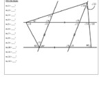 Parallel Line Angles Final Angles Worksheet Math Challenge Teaching