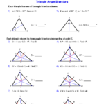 Perpendicular And Angle Bisectors Worksheet