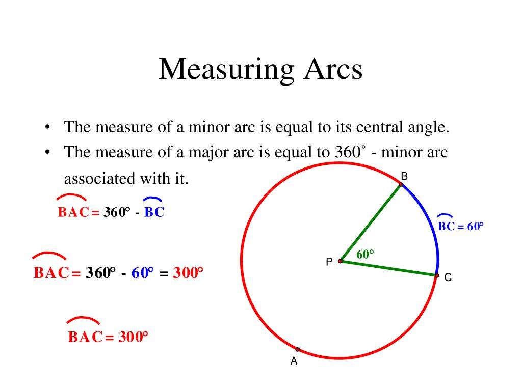 PPT Find Arc Measures PowerPoint Presentation Free Download ID 3122031