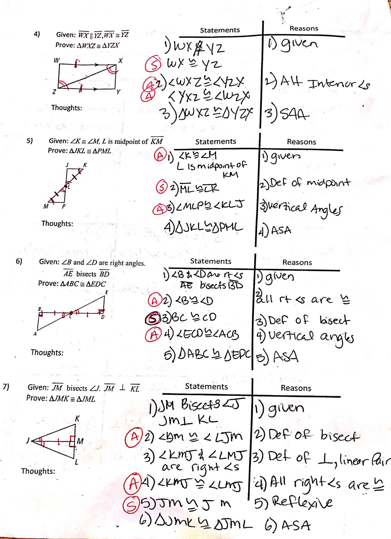 Proofs Worksheet 1 Answers Ivuyteq - Angleworksheets.com