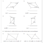 Properties Of Parallelograms Worksheet Worksheet