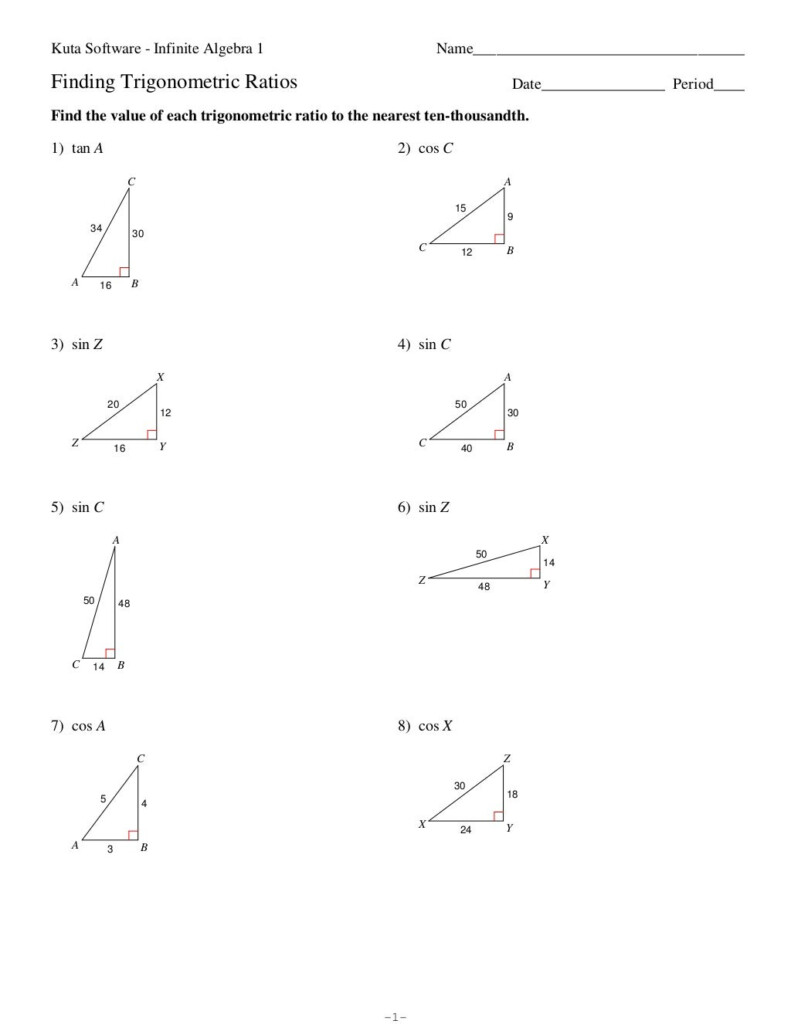 Puzzle Math Special Right Triangles Worksheet Answers Special Right 