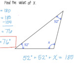 Question Video Finding The Measure Of An Angle In A Triangle Given The
