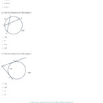Quiz Worksheet Angle Arc Measures Study