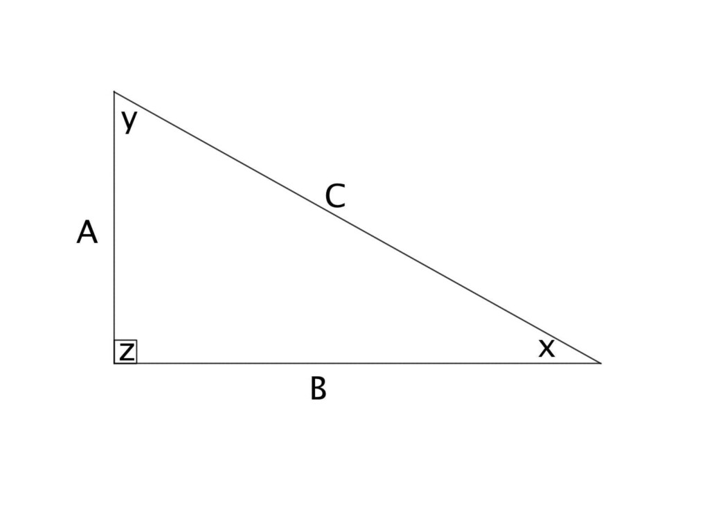 Right Triangle Trig Finding Missing Sides And Angles Db excel