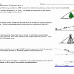 Right Triangle Trigonometry Worksheet Answers Awesome Trig Word