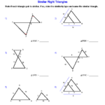 Similar Triangles Worksheets Triangle Worksheet Geometry Worksheets