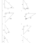 Solving Special Right Triangles Worksheets Triangle Worksheet