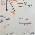 Special Right Triangles Interactive Notebook Page Math Methods