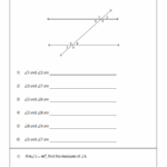 Supplementary And Congruent Angles Worksheets Coordinate Graphing