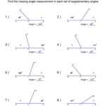 Supplementary Angles Worksheet 1 Answers Hoeden Homeschool Support