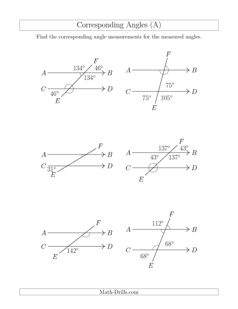 Triangle Angle Sum Worksheet Answer Key