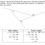 Triangle Interior Angles Worksheet pdf And Answer Key Scaffolded