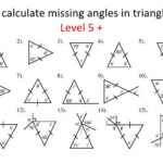 Triangles Identifying And Finding Missing Angles Triangle Worksheet