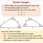 Using Similar Triangles examples Solutions Videos Lessons