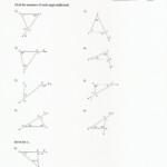 Worksheet Triangle Sum And Exterior Angle Theorem Answers Db excel